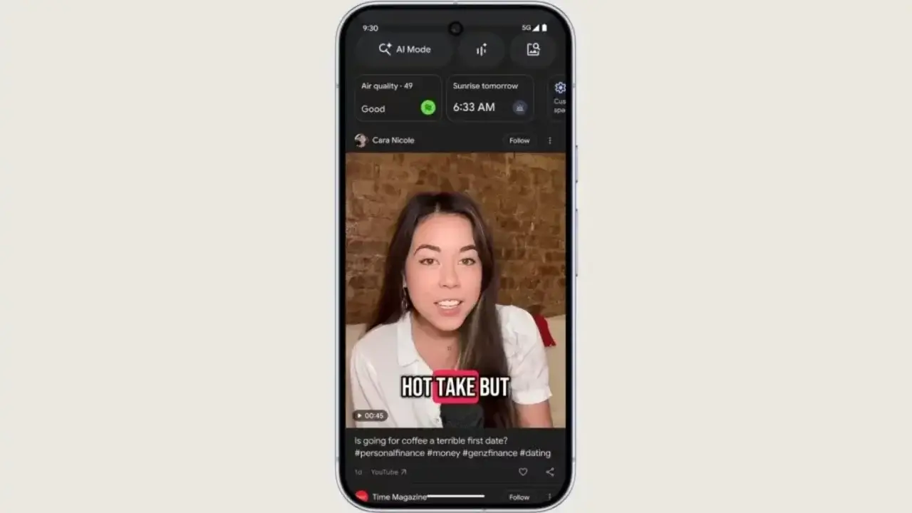 Google “Discover” sahifasini yangilashga qaror qildi